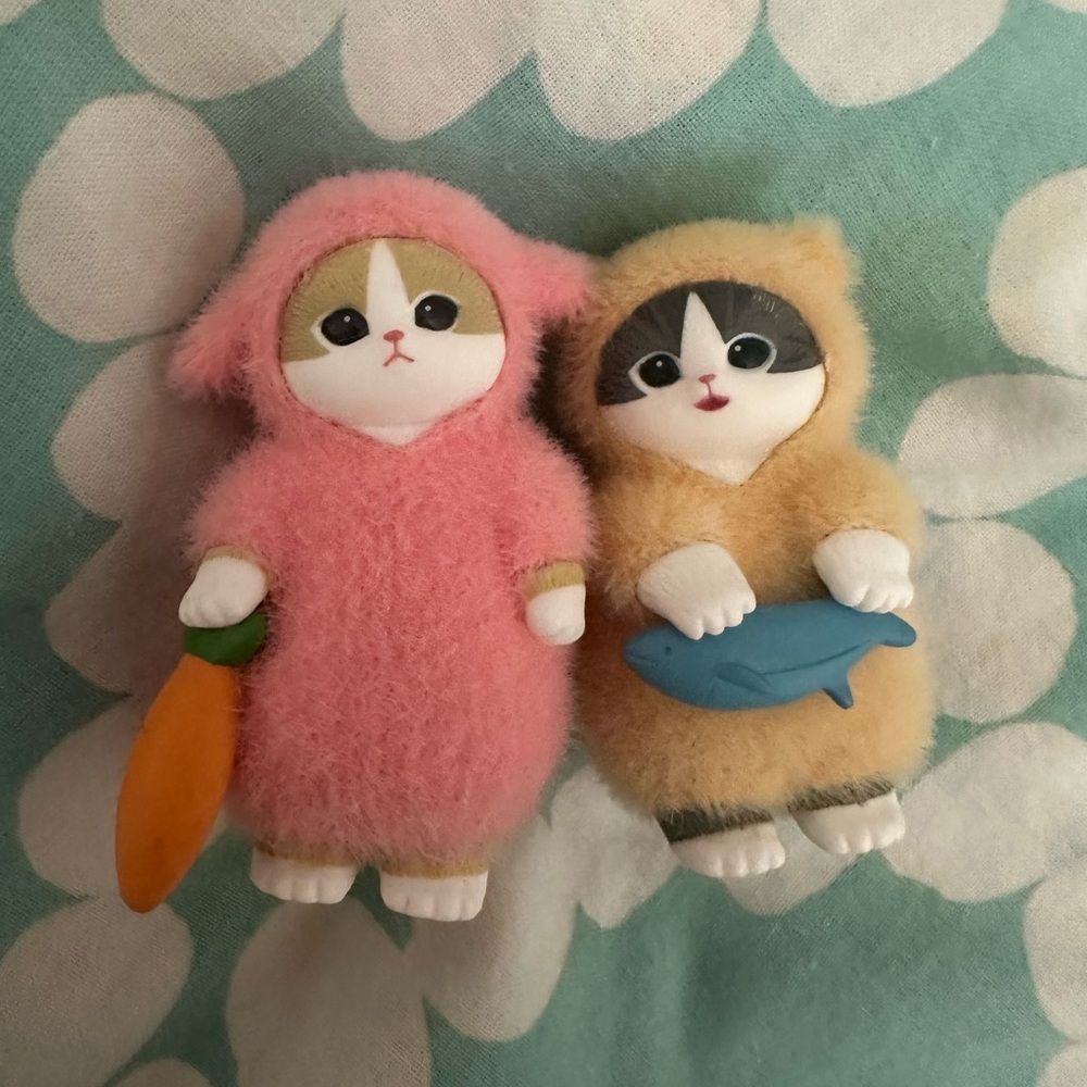 Mofusand Fluffy Pajamas figures